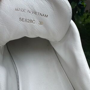 Miu Miu white leather sneakers size 8.5